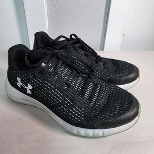 Under Armour Women's Micro G Pursuit BP Running Shoes Black/Mint 3021250-001